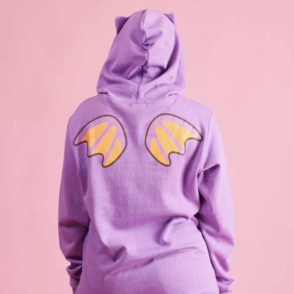Pusheen Purple Bat Hoodie, unisex medium, like new - Picture 10 of 11